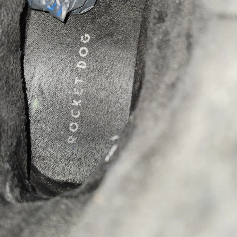 Rocket Dog Thunder Gray Leather Boots women's Size 11 - Picture 10 of 11
